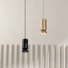 Suspension Lamp in Powder Coated Aluminum and Adjustable Cable - Buxus Viadurini