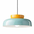 Suspension Lamp in Bicolor Ceramic Made in Italy - Corcovado Viadurini
