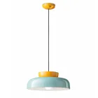 Suspension Lamp in Bicolor Ceramic Made in Italy - Corcovado Viadurini