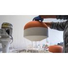 Suspension Lamp in Colored Ceramic Made in Italy - Ferroluce Bellota Viadurini