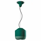 Suspension Lamp in Colored Ceramic Made in Italy - Ferroluce Bellota Viadurini