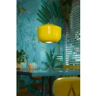 Suspension Lamp in Colored Ceramic Made in Italy - Ferroluce Bellota Viadurini