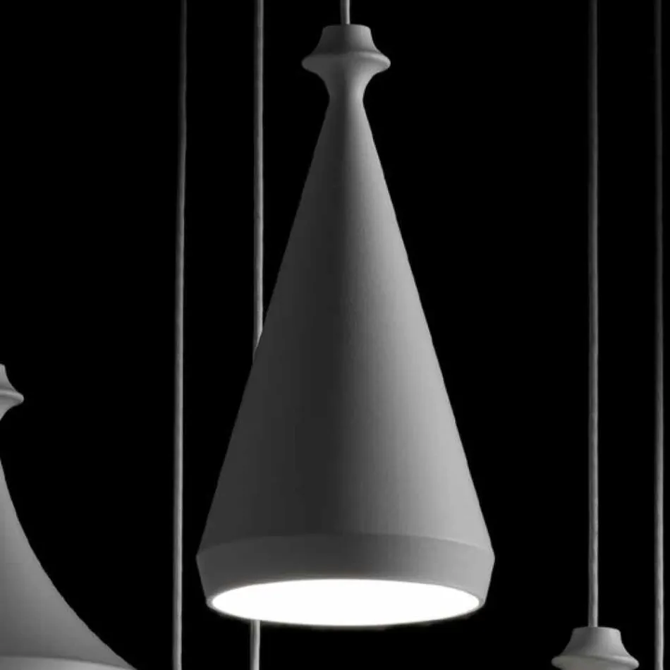 Hanging lamp Ceramic Glaze 2 LED or Standard Viadurini