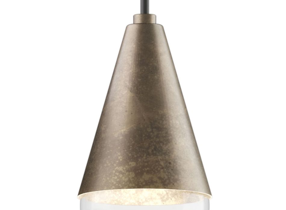 Pendant Lamp in Iron and Glass Made in Italy - Cloudy Viadurini