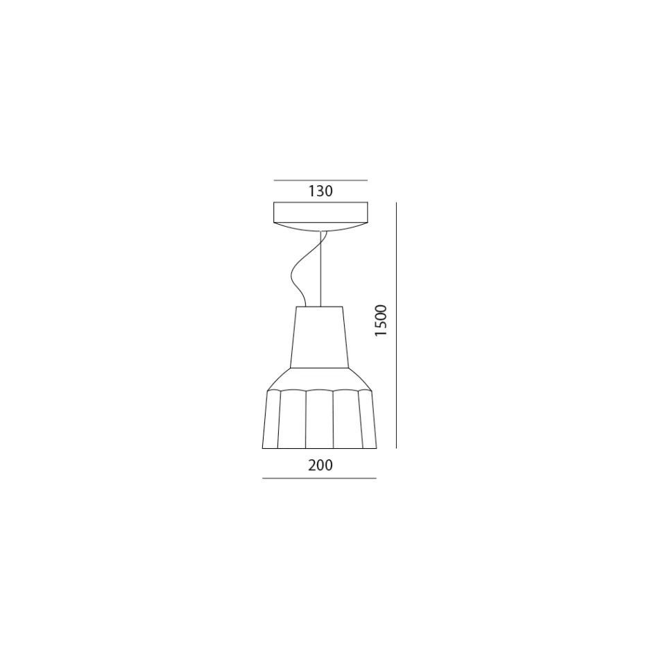 Suspension Lamp in Tuscan Majolica Handmade in Italy - Toscot Rossi Viadurini