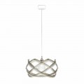 Pendant lamp Vanna, made of methacrylate with decorations, 40 cm diam.