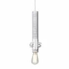 Suspension Lamp in White, Anthracite or Gold Metal 2 Sizes - Meccasmo Viadurini