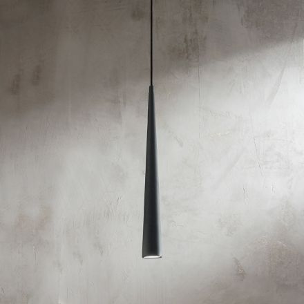 Suspension Lamp in White, Black or Gold Metal 2 Sizes - Girotondo Viadurini