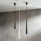 Suspension Lamp in White, Black or Gold Metal 2 Sizes - Girotondo Viadurini