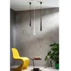 Suspension Lamp in White, Black or Gold Metal 2 Sizes - Girotondo Viadurini