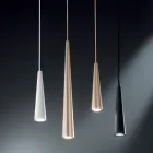 Suspension Lamp in White, Black or Gold Metal 2 Sizes - Girotondo Viadurini