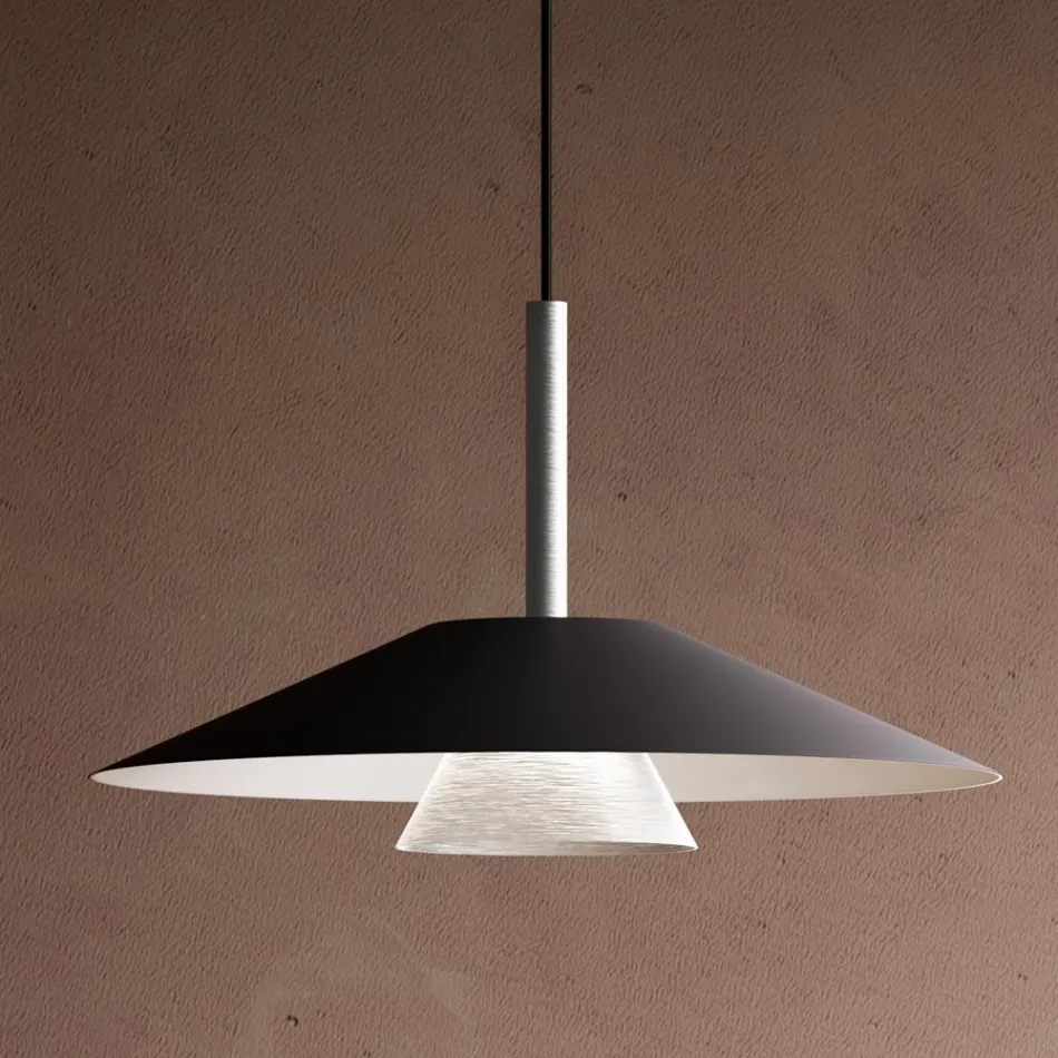 Mira Metal Pendant Lamp in Various Finishes Viadurini