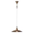 Suspension Lamp in Brass and Copper Made in Italy - Snail