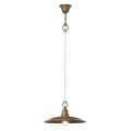 Suspension Lamp in Brass and Copper Made in Italy - Snail