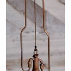 Pendant lamp in brass and copper mill with hook Viadurini