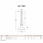 Pendant lamp in antique copper and brass foundry Viadurini