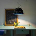Suspension lamp in resin In-es.artdesign H2o Modern blackboard Viadurini