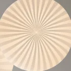 Suspension Lamp in White Glass in Filigree Design Pointed - Caravan Viadurini