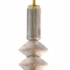 Suspension Lamp in Murano Glass and Fabric, Made in Italy - Missi Viadurini