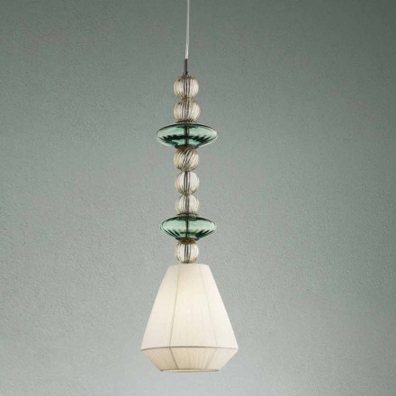 Suspension Lamp in Venice Glass Handmade Made in Italy - Amilia Viadurini