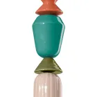 Pendant Lamp in Glass and Colored Ceramic Made in Italy - Lariat Viadurini