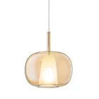 Double Layer Blown Glass Pendant Lamp Made in Italy - Trilly  Viadurini