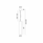 Industrial pendant lamp Ø 10 cm Sunflowers Il Fanale Viadurini