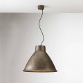 Iron pendant light with industrial design Loft Big Il Fanale