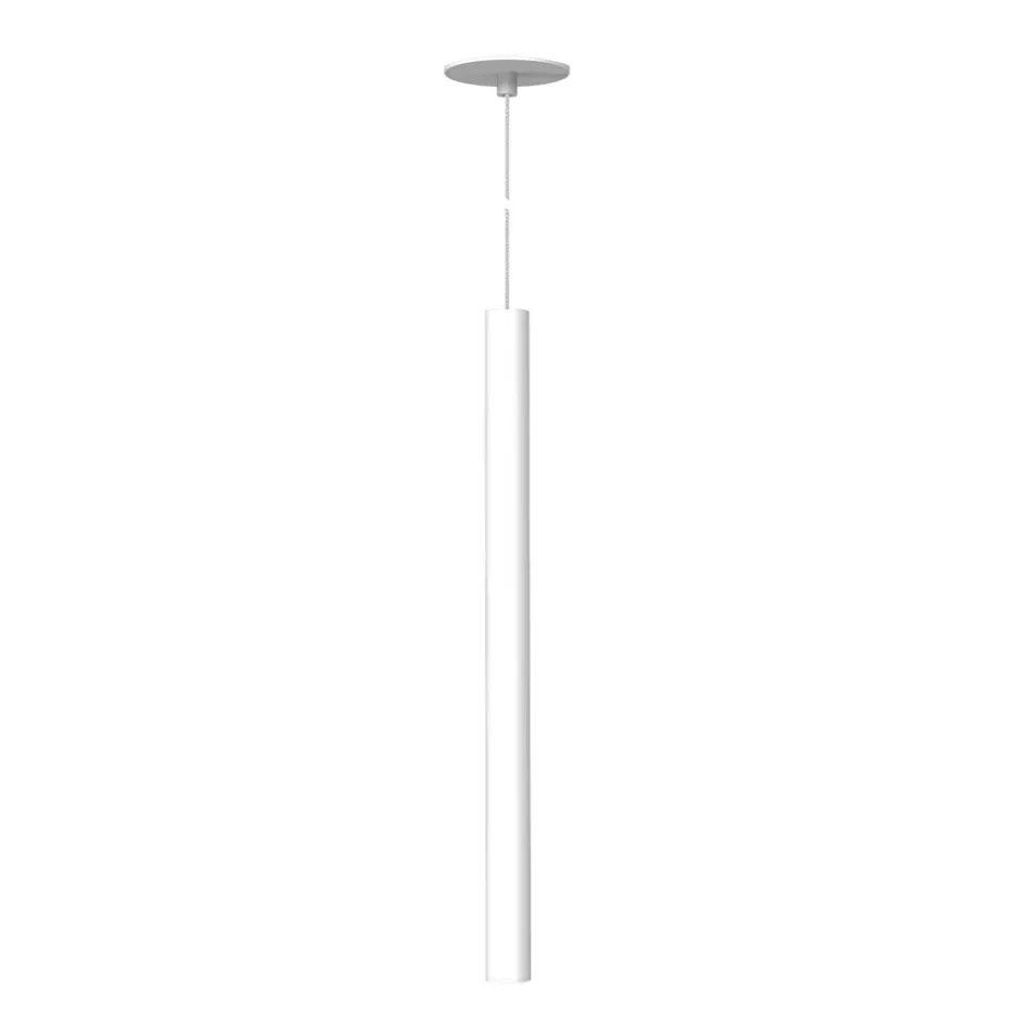 Led Recessed Suspension Lamp in White or Black Aluminum - Rebolla Viadurini