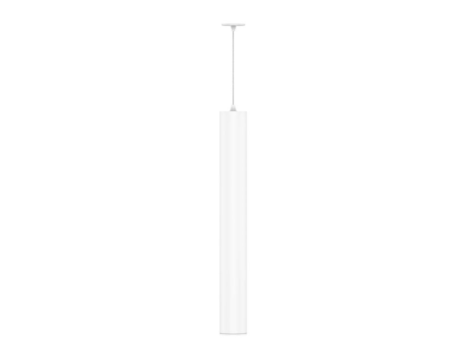 Led Recessed Suspension Lamp in White or Black Aluminum - Rebolla Viadurini