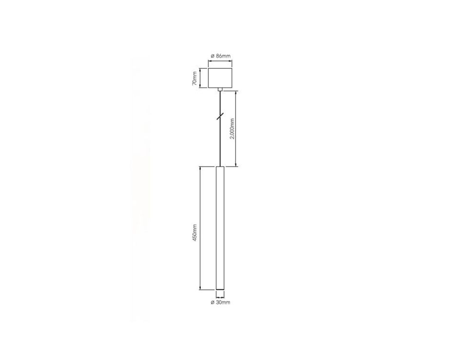 Decorative Led Suspension Lamp in White or Black Aluminum - Rebolla Viadurini
