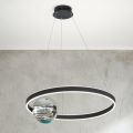 Dimmable LED Pendant Lamp in Metal and Blown Glass - Cocoa