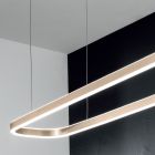 LED Metal Suspension Lamp with Silicone Diffuser - Libra Viadurini