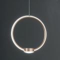 LED Metal Suspension Lamp with Polymer Diffuser - Lumina