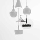 Made in Italy Suspension Lamp in Ceramic - L4 Glitter Aldo Bernardi Viadurini