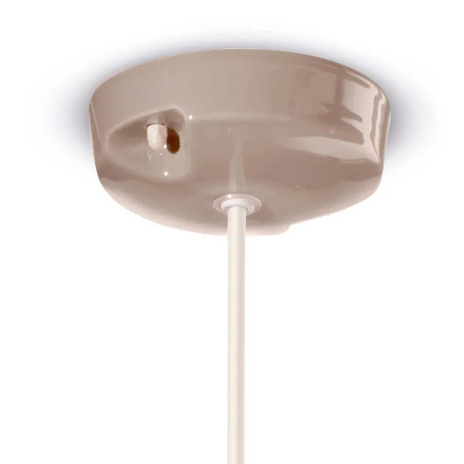 Modern Pendant Lamp in Colored Ceramic Made in Italy - Afoxe Viadurini