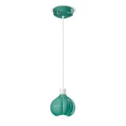 Modern Pendant Lamp in Colored Ceramic Made in Italy - Afoxe Viadurini