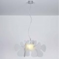Modern design pendant lamp Debora made of methacrylate, 73x73 cm