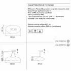 Plastic Cloud Design Outdoor Suspension Lamp - Nefos by Myyour Viadurini