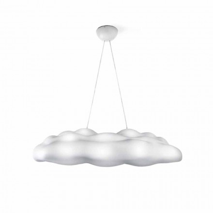 Plastic Cloud Design Outdoor Suspension Lamp - Nefos by Myyour Viadurini