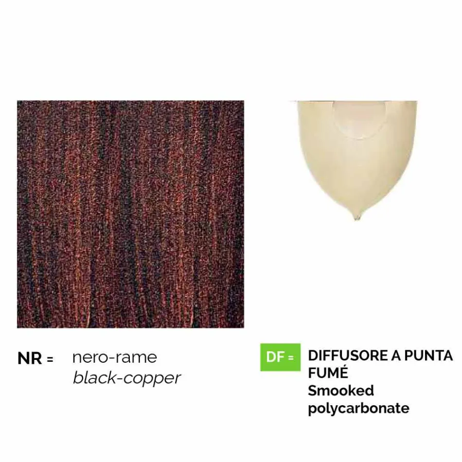 Outdoor suspension lamp in aluminum made in Italy, Anusca Viadurini