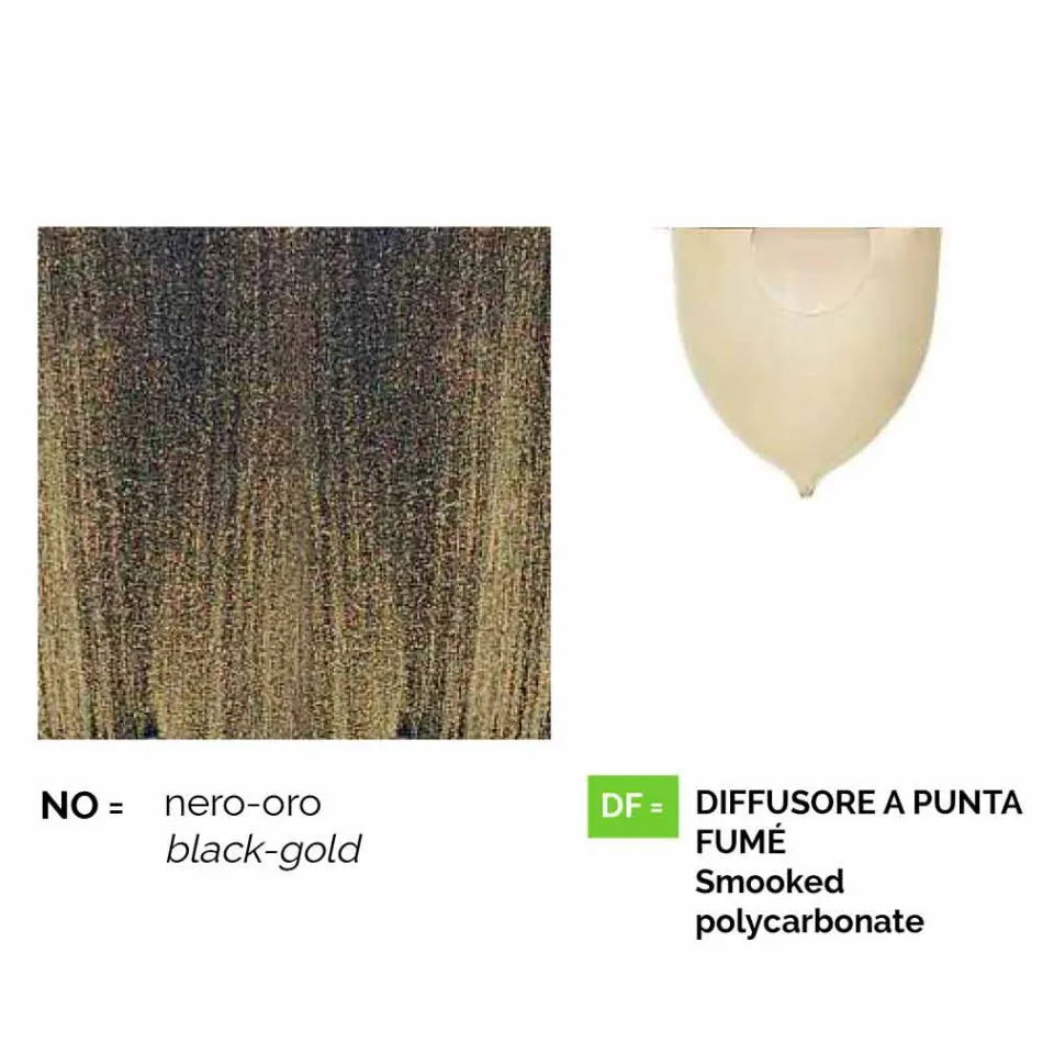 Outdoor suspension lamp in aluminum made in Italy, Anusca Viadurini