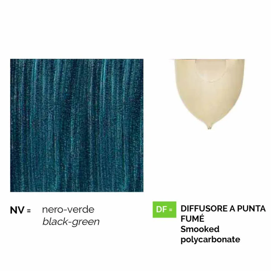 Outdoor suspension lamp in aluminum made in Italy, Anusca Viadurini