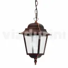 Outdoor suspension lamp made of aluminum, made in Italy, Aquilina Viadurini