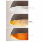 Pendant lamp small steel Moonlight Viadurini