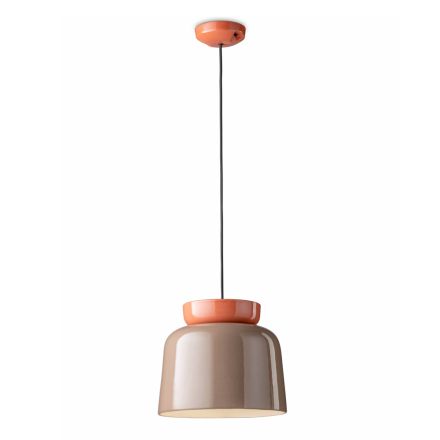 Suspension Lamp Made of Colored Ceramic Made in Italy - Corcovado Viadurini