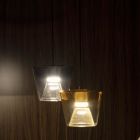 Suspension lamp made of metal and glass Made in Italy - Think Viadurini