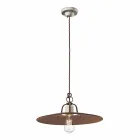Hanging lamp Ferroluce craft industrial style Viadurini