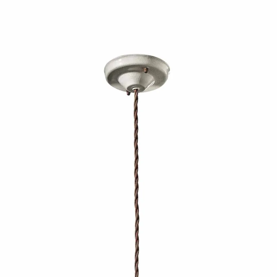 Hanging lamp Ferroluce craft industrial style Viadurini