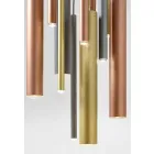 Modern Tubular Suspension Lamp with Flexible Cable - Tubò Aldo Bernardi Viadurini